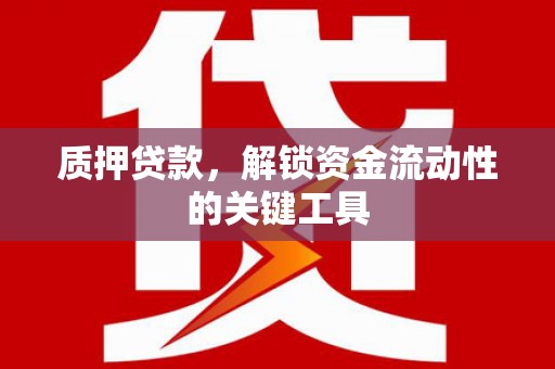 马关质押贷款，解锁资金流动性的关键工具