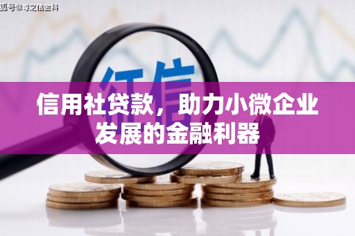 马关信用社贷款，助力小微企业发展的金融利器