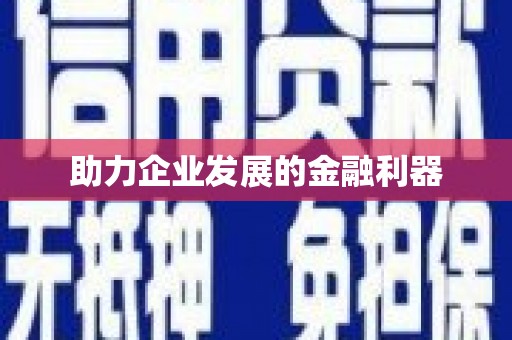 马关助力企业发展的金融利器
